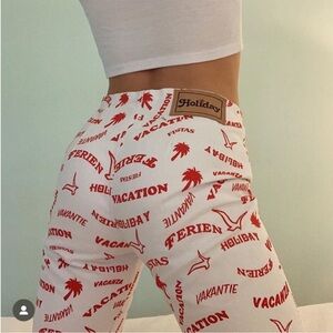 Emma Mulholland Holiday Fiesta Printed Pants
